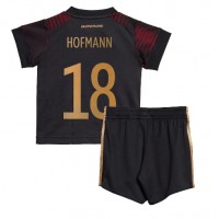 Echipament fotbal Germania Jonas Hofmann #18 Tricou Deplasare Mondial 2022 pentru copii maneca scurta (+ Pantaloni scurti)